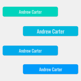 Farbenfrohe, kundenspezifische Kids-Eisen auf wass Etiketten