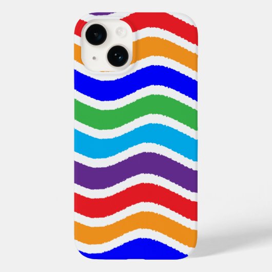 Farbenfrohe, kundenspezifische Papierzufuhr Case-Mate iPhone Hülle (Rückseite)