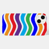 Farbenfrohe, kundenspezifische Papierzufuhr Case-Mate iPhone Hülle (Rückseite (Horizontal))