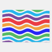 Farbenfrohe, kundenspezifische Papierzufuhr Geschenkpapier Set (Vorderseite)