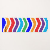 Farbenfrohe, kundenspezifische Papierzufuhr Yogamatte (Rückseite (Horizontal))