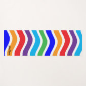 Farbenfrohe, kundenspezifische Papierzufuhr Yogamatte (Vorderseite (Horizontal))