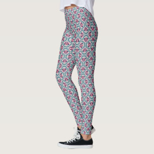 Farbenfrohe Kunst Deko Muster. Leggings