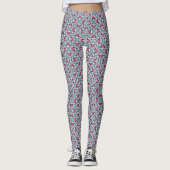 Farbenfrohe Kunst Deko Muster. Leggings (Vorderseite)