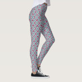 Farbenfrohe Kunst Deko Muster. Leggings (Rechts)