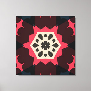 Farbenfrohe Kunst Design Wrapped Canvas Leinwanddruck