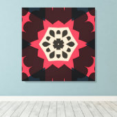 Farbenfrohe Kunst Design Wrapped Canvas Leinwanddruck (Insitu (Holzboden))
