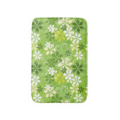 Farbenfrohe Kunst Illustration Natur Blumenmuster Badematte (Vorderseite Vertikal)