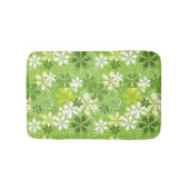Farbenfrohe Kunst Illustration Natur Blumenmuster Badematte (Vorderseite)