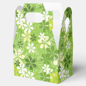 Farbenfrohe Kunst Illustration Natur Blumenmuster Geschenkschachtel (Geöffnet)