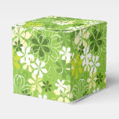 Farbenfrohe Kunst Illustration Natur Blumenmuster Geschenkschachtel (Vorderseite)