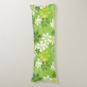 Farbenfrohe Kunst Illustration Natur Blumenmuster Seitenschläferkissen (Vorderseite Vertikal)