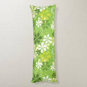 Farbenfrohe Kunst Illustration Natur Blumenmuster Seitenschläferkissen (Rückseite (Vertikal))