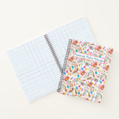 Farbenfrohe Kunst liefert kreatives Muster für Kün Notizblock (Innenseite)