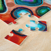 Farbenfrohe Kunst Puzzle (Seite)
