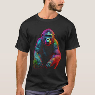 Farbenfrohe Kunst Tier kreative Tiermotive T-Shirt