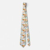 Farbenfrohe Kunstgegenstände - lustiges Malmuster Krawatte (Vorderseite)