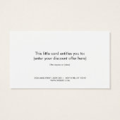 Farbenfrohe Kunsthandwerkskarte mit floraler Gold- (Rückseite)