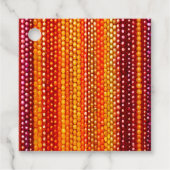 Farbenfrohe Kunsthandwerksschilder Geschenkanhänger (Vorderseite)