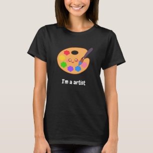 Farbenfrohe Künstlerin Paint T-Shirt