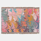 Farbenfrohe Künstlerische Abstrakte Marmorkonstruk Decke (Vorderseite)