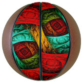 Farbenfrohe künstlerische Moderne Abstrakte Kunst Basketball (Vertikal)