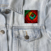 Farbenfrohe künstlerische Moderne Abstrakte Kunst  Button (Beispiel)