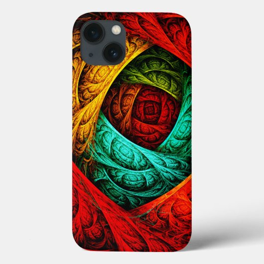 Farbenfrohe künstlerische Moderne Abstrakte Kunst  Case-Mate iPhone Hülle (Rückseite)