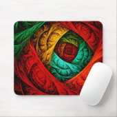 Farbenfrohe künstlerische Moderne Abstrakte Kunst Mousepad (Mit Mouse)