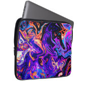 Farbenfrohe künstlerische Muster Laptopschutzhülle (Vorne Rechts)