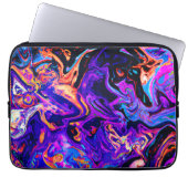 Farbenfrohe künstlerische Muster Laptopschutzhülle (Vorderseite)