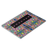 Farbenfrohe Künstlerpalette Notizblock (Linke Seite)