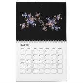 Farbenfrohe Kunstwerke Fraktal Zwölf Monate Kalender (Mär 2027)