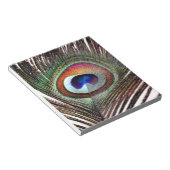 Farbenfrohe Kupfer Peacock Feaather Notizblock (angewinkelt)