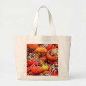 Farbenfrohe Kürbis große Tüte Jumbo Stoffbeutel (Vorne)