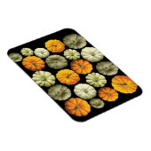 Farbenfrohe Kürbis Halloween Fall Pattern Magnet (Rechte Seite)