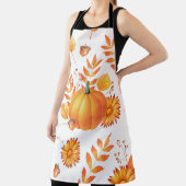 Farbenfrohe Kürbis im Oktober Herbstmuster Schürze (InSitu)