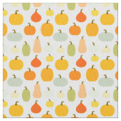 Farbenfrohe Kürbis Stoff (Nahaufnahme)