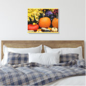 Farbenfrohe Kürbisanzeige Leinwanddruck (Insitu (Schlafzimmer))