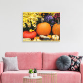 Farbenfrohe Kürbisanzeige Leinwanddruck (Insitu (Wohnzimmer))