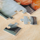 Farbenfrohe Kürbisdekor-Puzzle Puzzle (Seite)