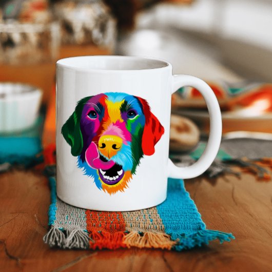 Farbenfrohe Labrador Retriever Dog Tasse