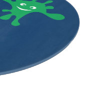 Farbenfrohe Lächelfarben Schneidebrett (Ecke)