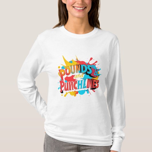 "Farbenfrohe Lachen" T-Shirt (Vorderseite)