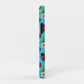 Farbenfrohe Ladybug-Muster mit Blume Case-Mate iPhone Hülle (Hinten/Rechts)