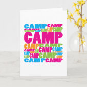 farbenfrohe Lampe Karte (Gelbe Blume)