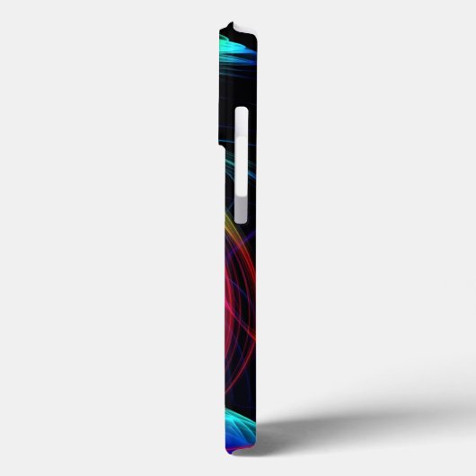 Farbenfrohe Lampen iPhone Case (Rückseite / Links)