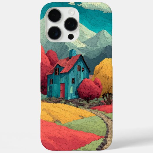 Farbenfrohe Landschaft Design Handy Fall Case-Mate iPhone Hülle (Rückseite)