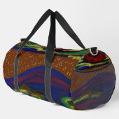 Farbenfrohe Landschaft Duffel Tasche (Rechte Ecke)