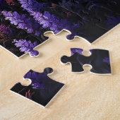 Farbenfrohe Landschaft Sasquatsch am Abend Puzzle (Seite)